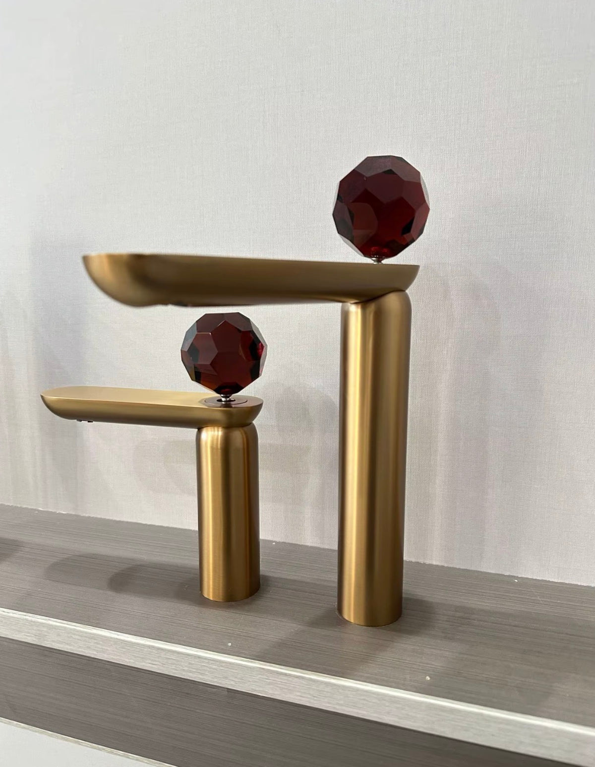 Mirella Sculptural Brass Basin Faucet