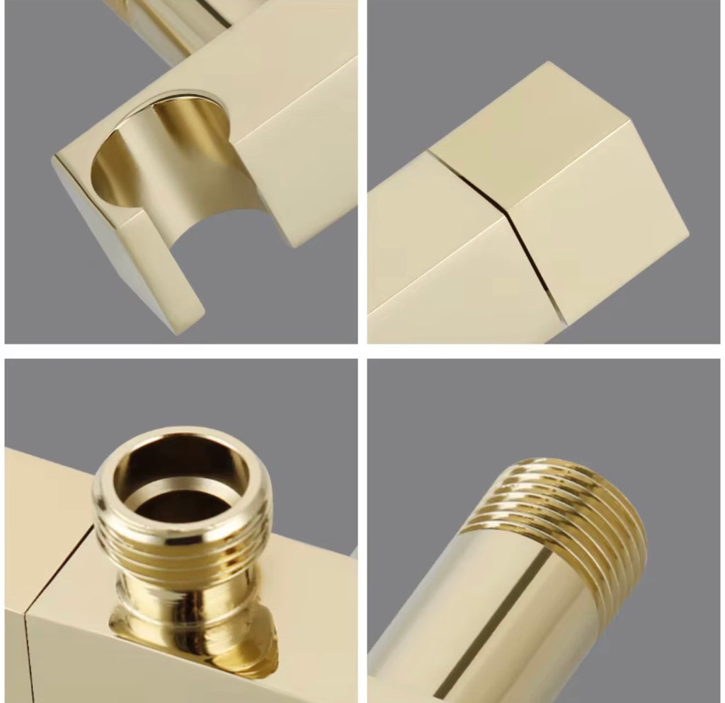 Lucia Wall-Mounted Stainless Steel Bidet Sprayer
