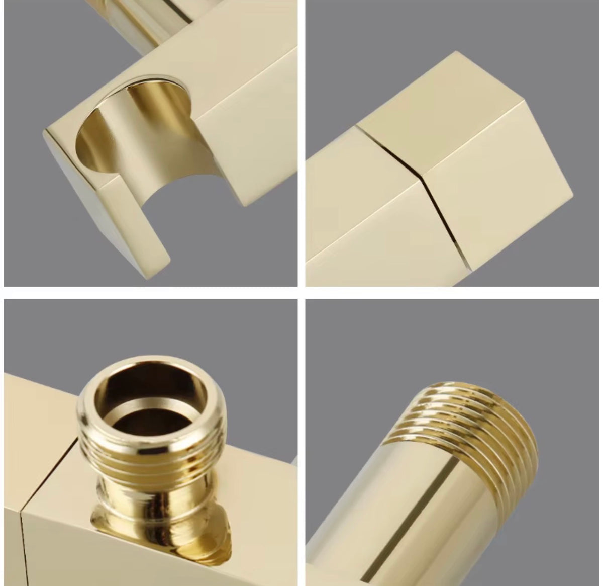 Lucia Wall-Mounted Stainless Steel Bidet Sprayer