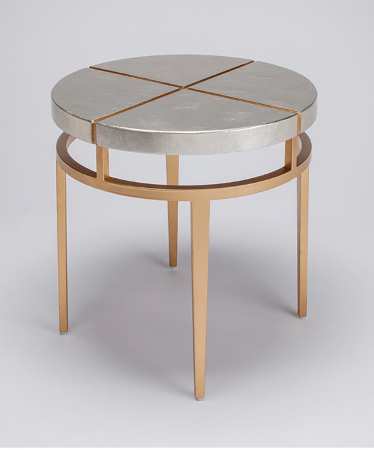 SILVERLEAF ROUND END TABLE