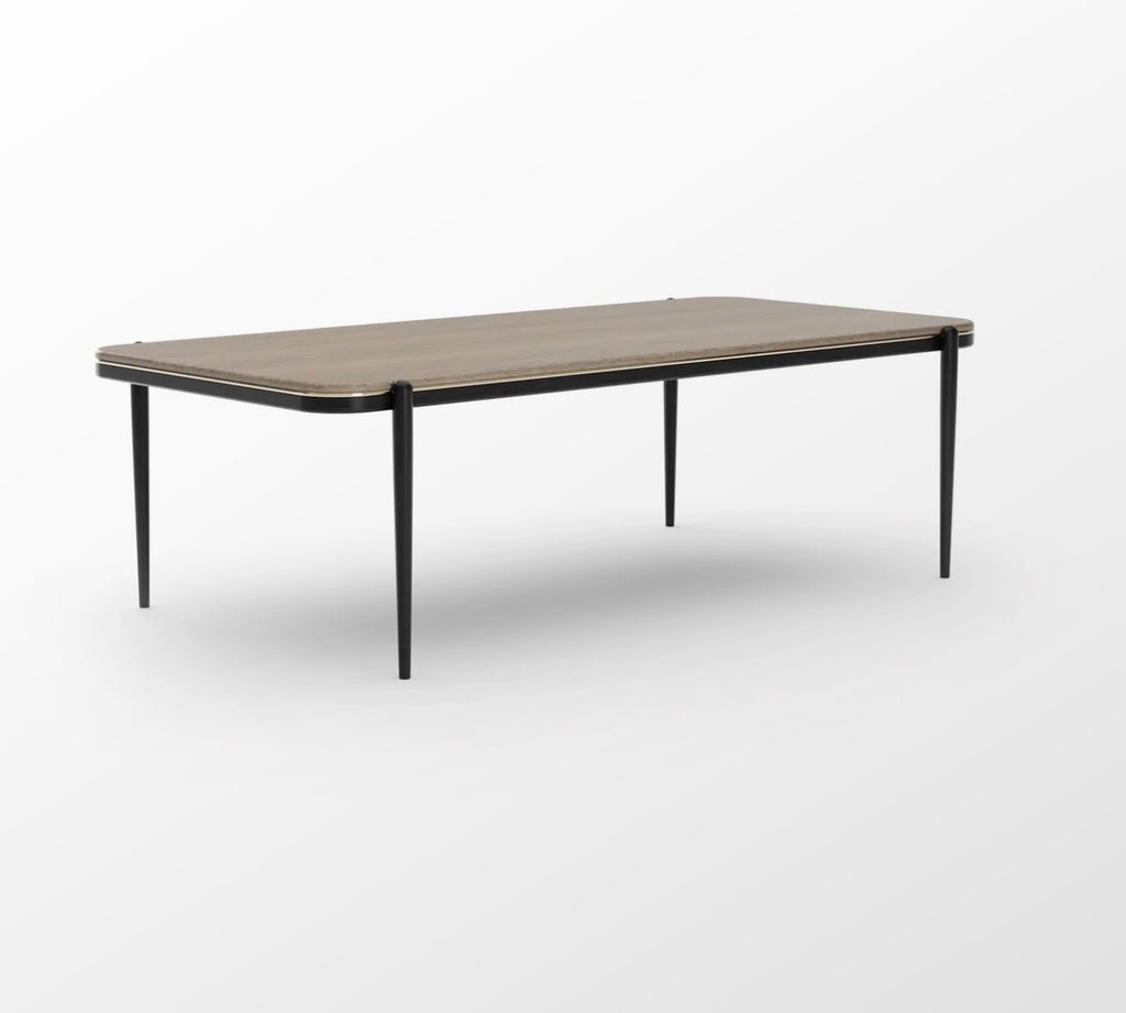 CARACOLE Madera Modern Walnut Dining Table