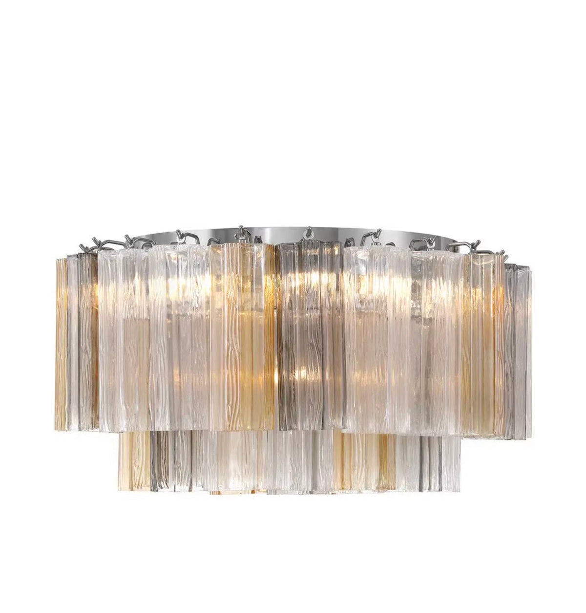 VIRELIA TIERED GLASS CHANDELIER