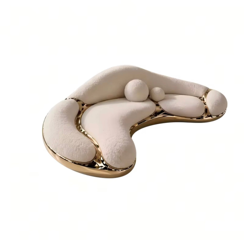 Élan Sculptural Curved Sofa