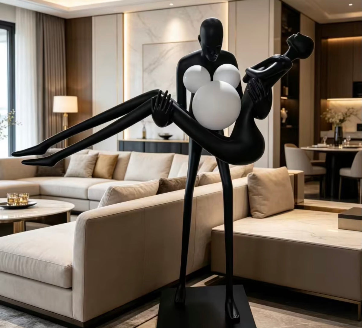Fall in Love Sculptural Floor Lamp
