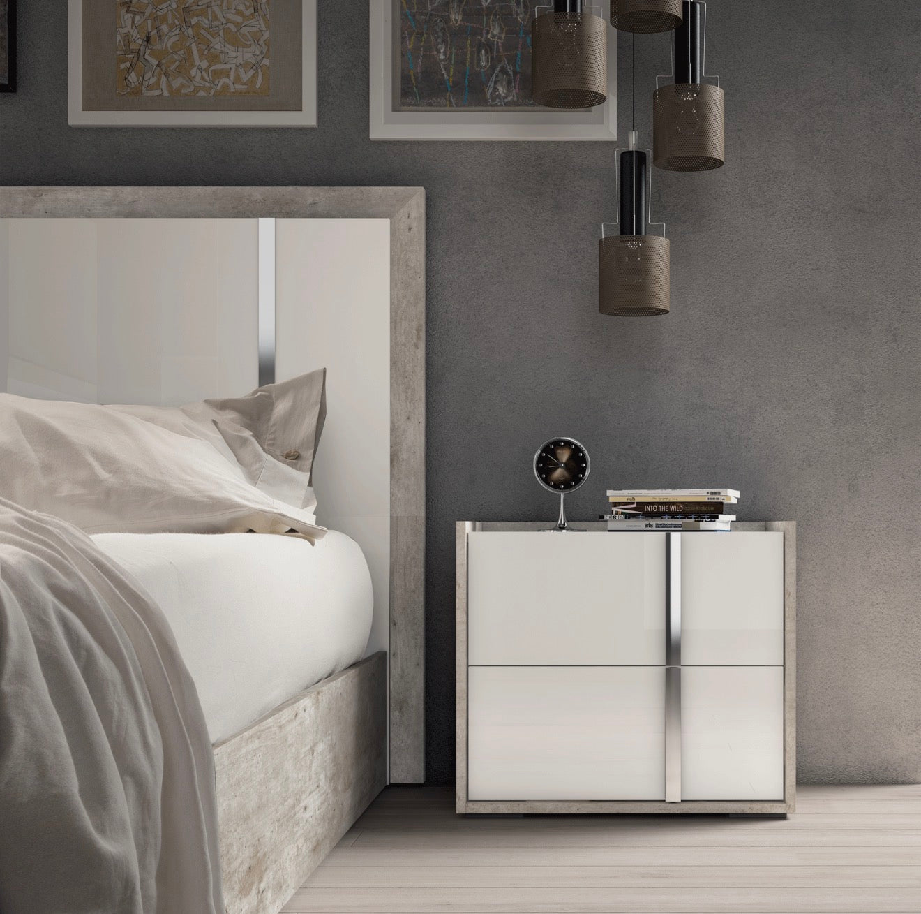 Casa Milano Treviso Italian Modern Bedroom Set