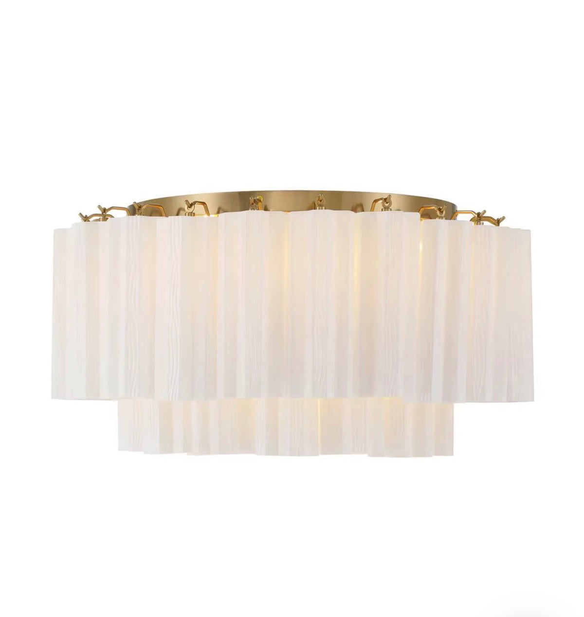 VIRELIA TIERED GLASS CHANDELIER