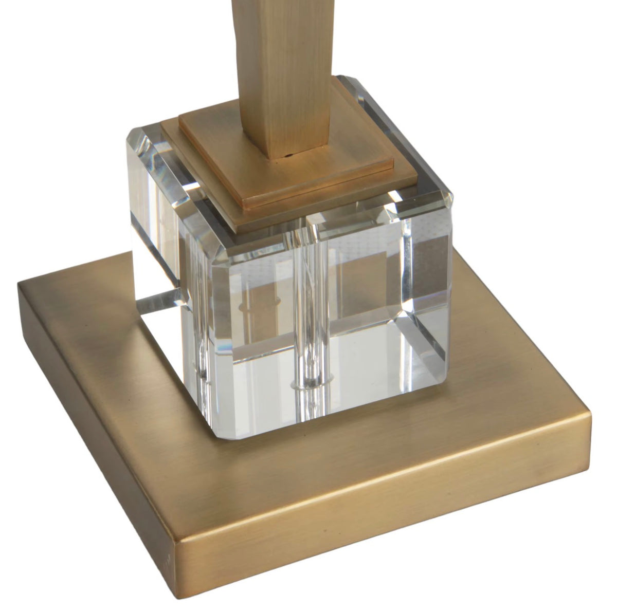 Aurelio Brass & Crystal Table Lamp