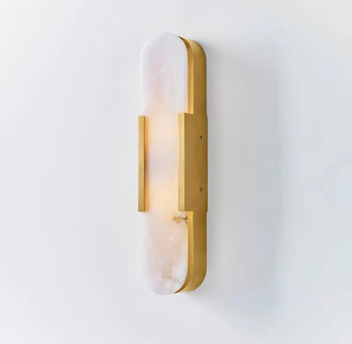 Aurelio Alabaster Natural Marble Wall Sconce