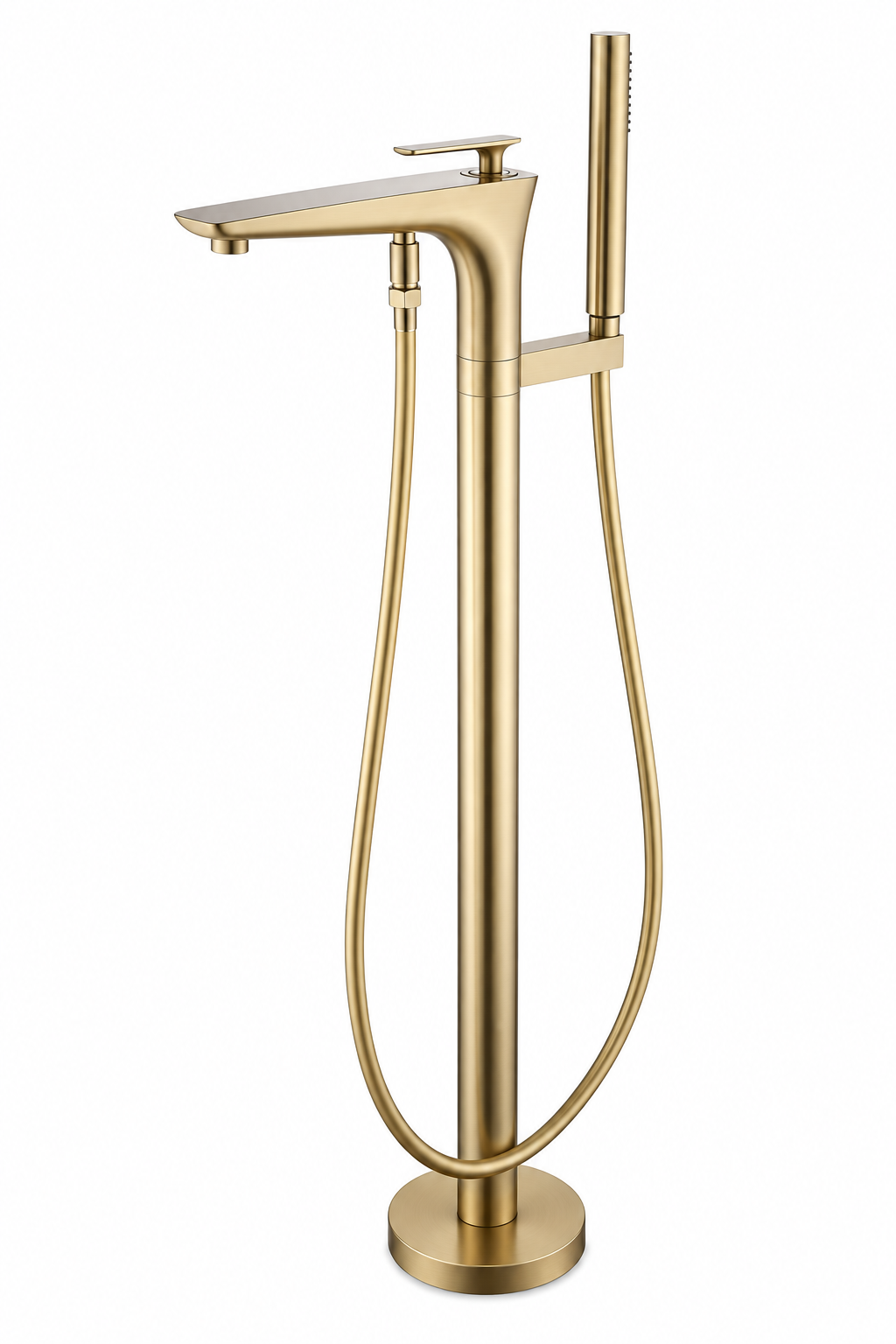 Marcello Solid Brass Freestanding Tub Filler with Hand Shower