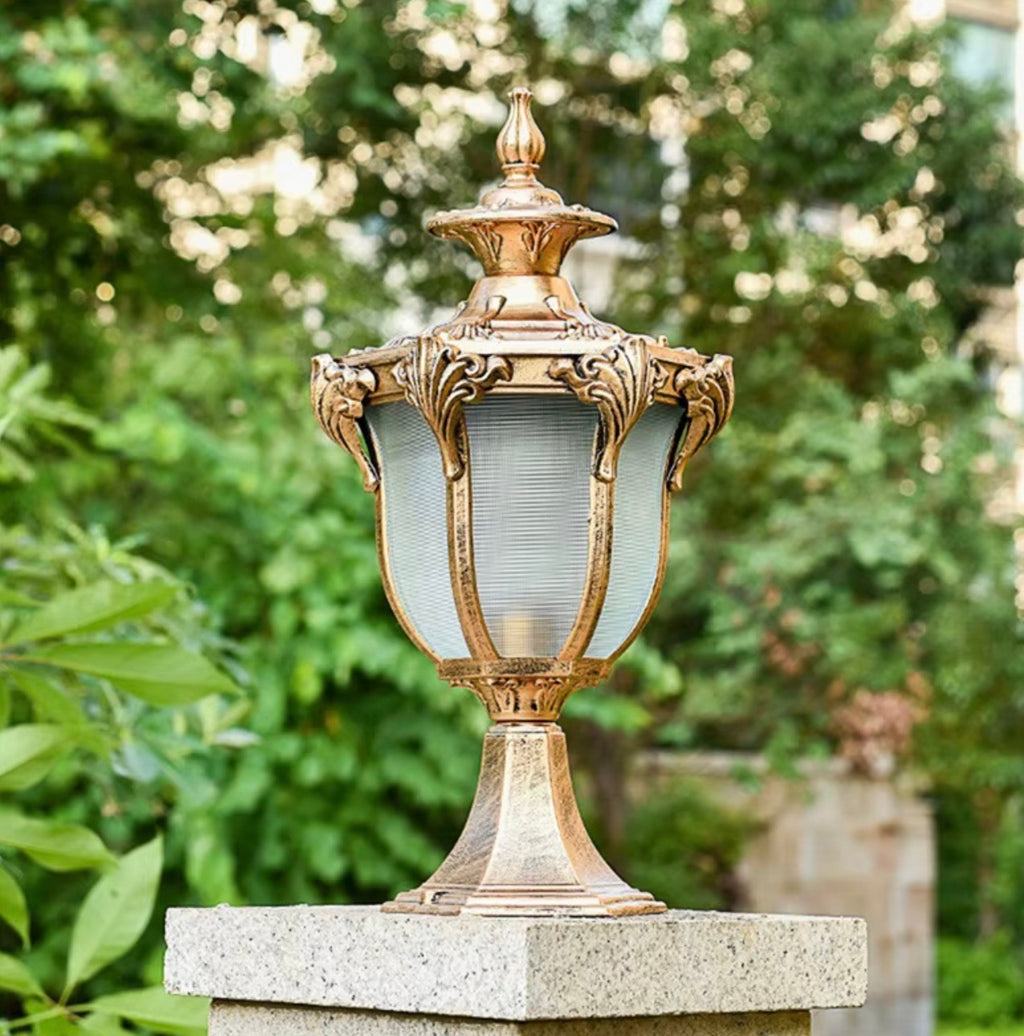 Valencia Solar Outdoor Post Lamp
