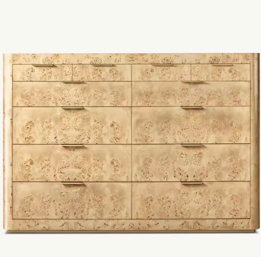 Casa Milano — Kensington Burl Wood Platform Bed