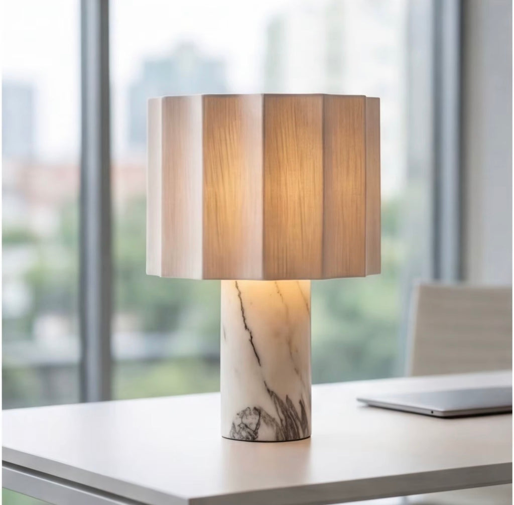 Camille Marble Touch Table Lamp