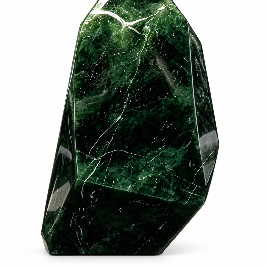 Ludovica Natural Green Marble Table Lamp