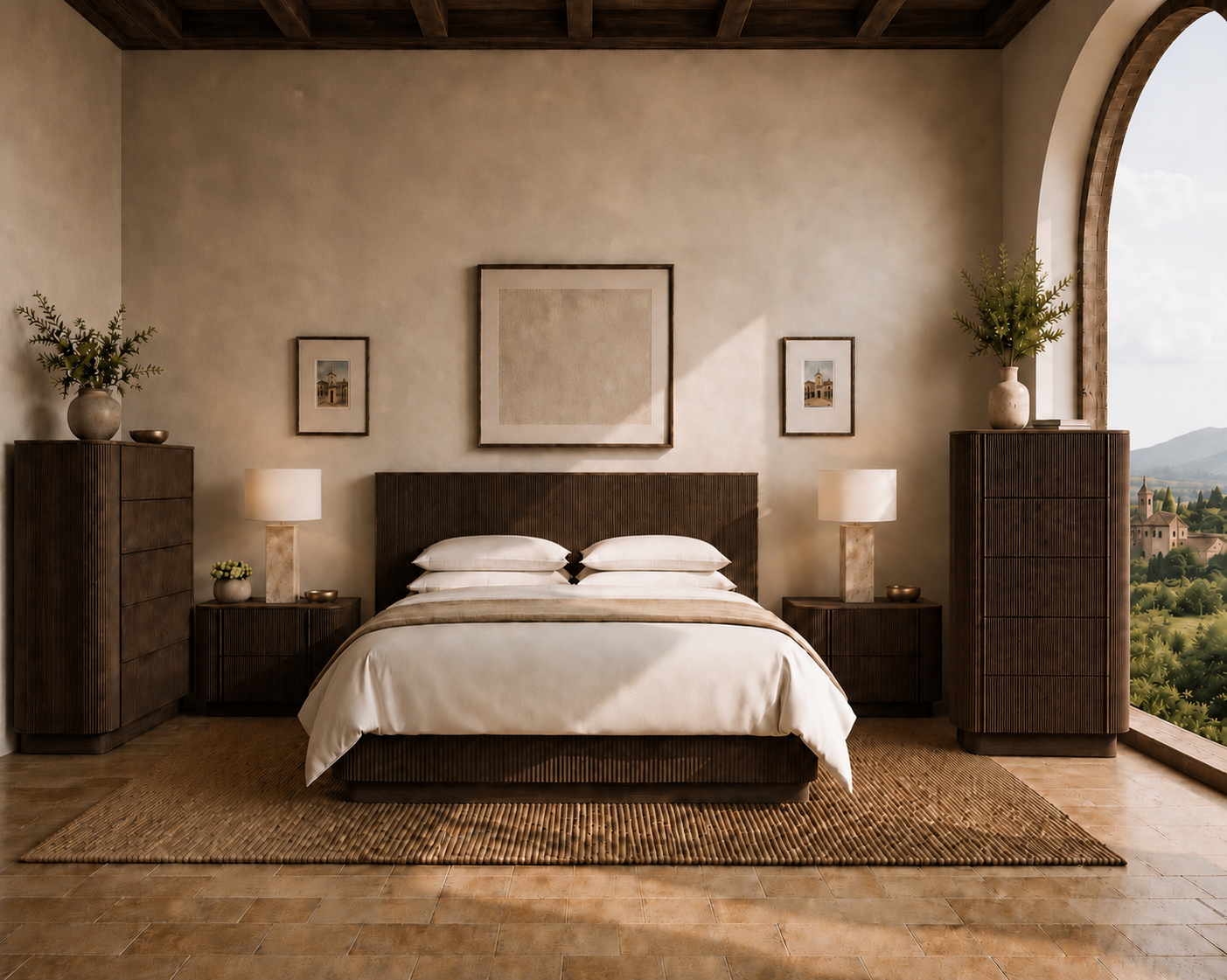 Casa Milano Siena Floating Extended Panel Bed