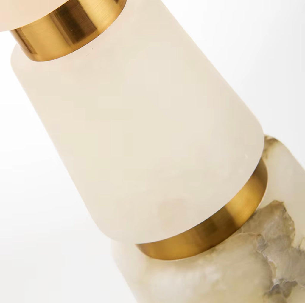 Eliana Sculptural Marble Table Lamp