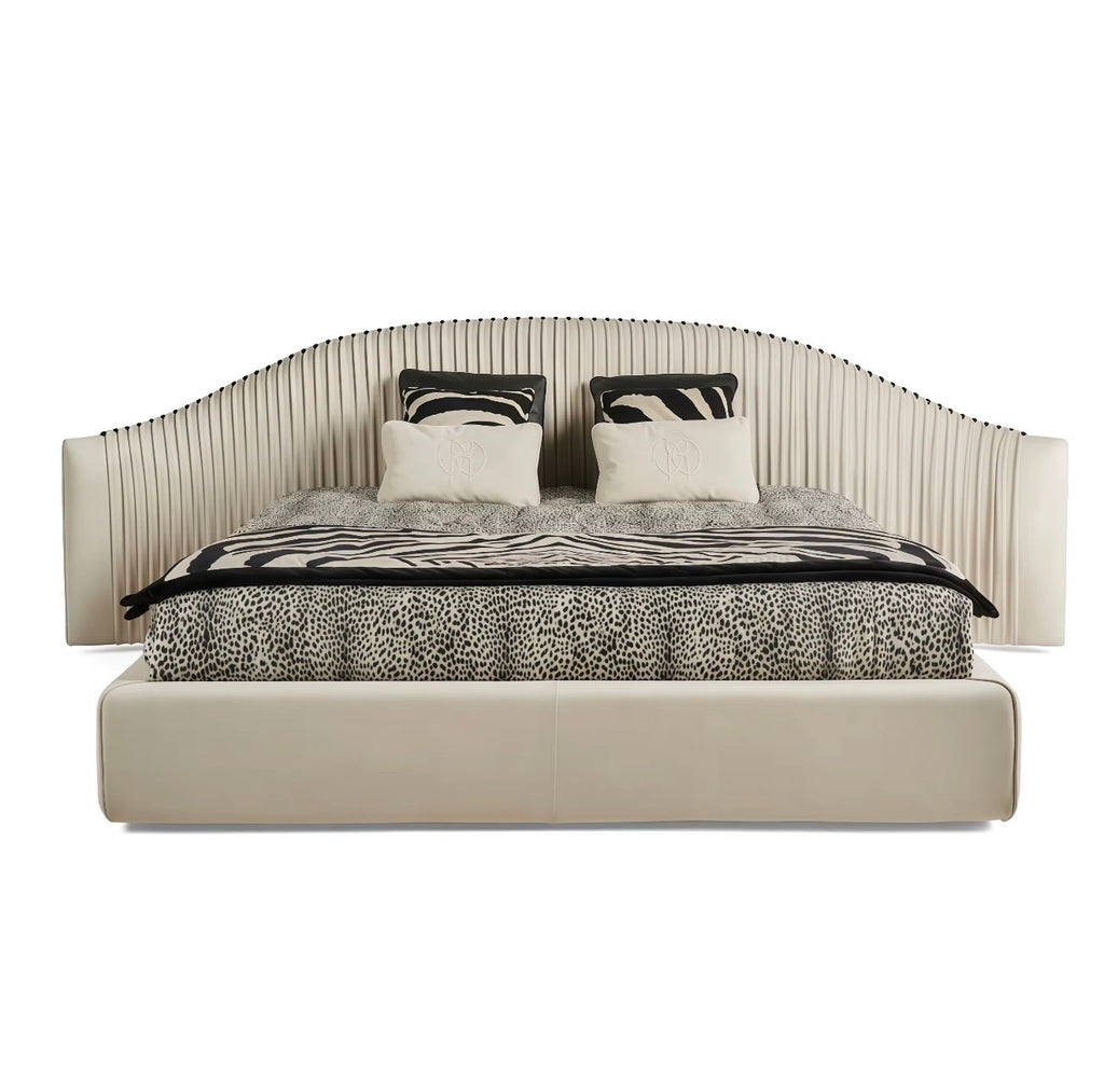 Casa Milano Bellagio™ Italian Light Luxury Wrinkle Velvet Bed – King