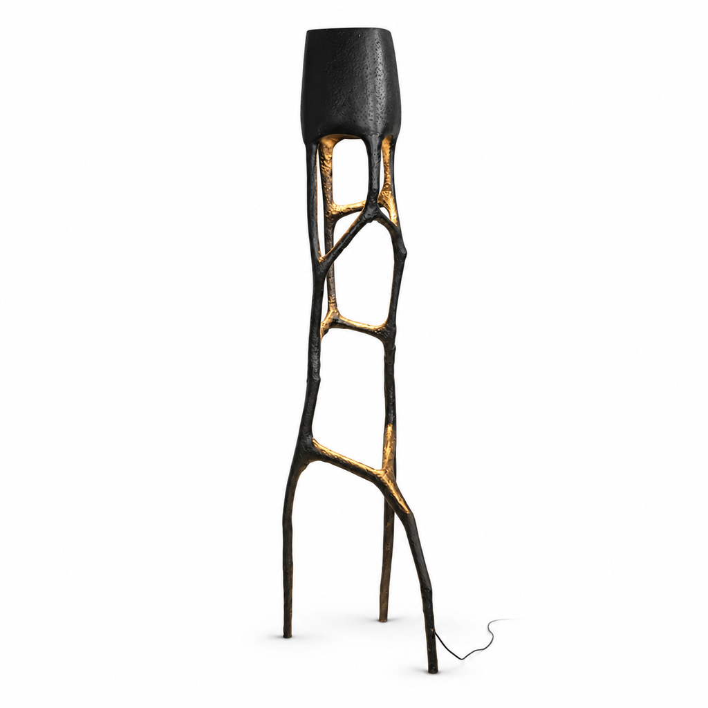 Obsidian Sculptural Floor Lamp