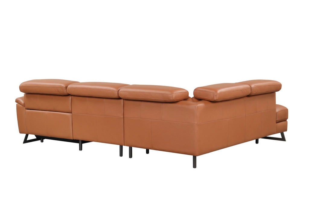 Casa Milano Nicoletti Italian Leather Power Sectional