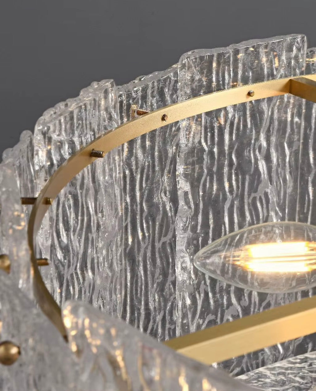 Almeida Copper Glass Ceiling Light