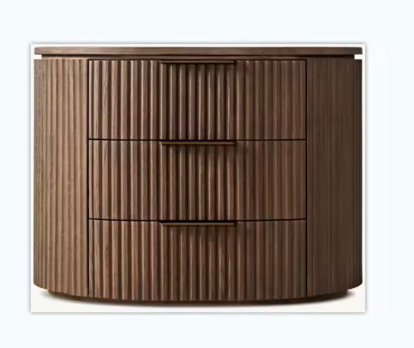 Casa Milano —   Siena Fluted Oak Set of 2