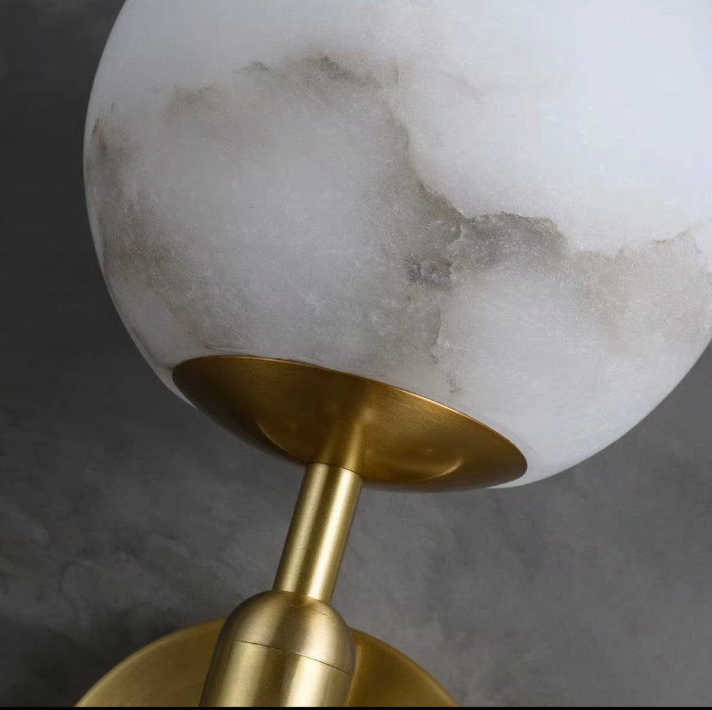 Aurelia Copper Marble Wall Sconce