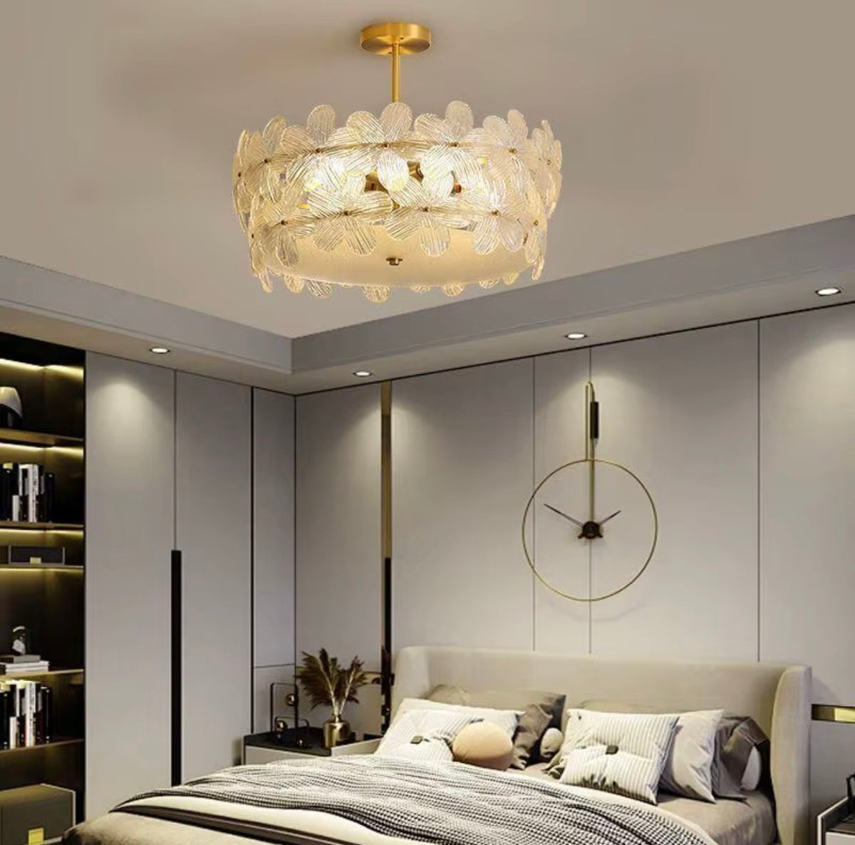 Floral LED Nordic Ceiling Chandelier