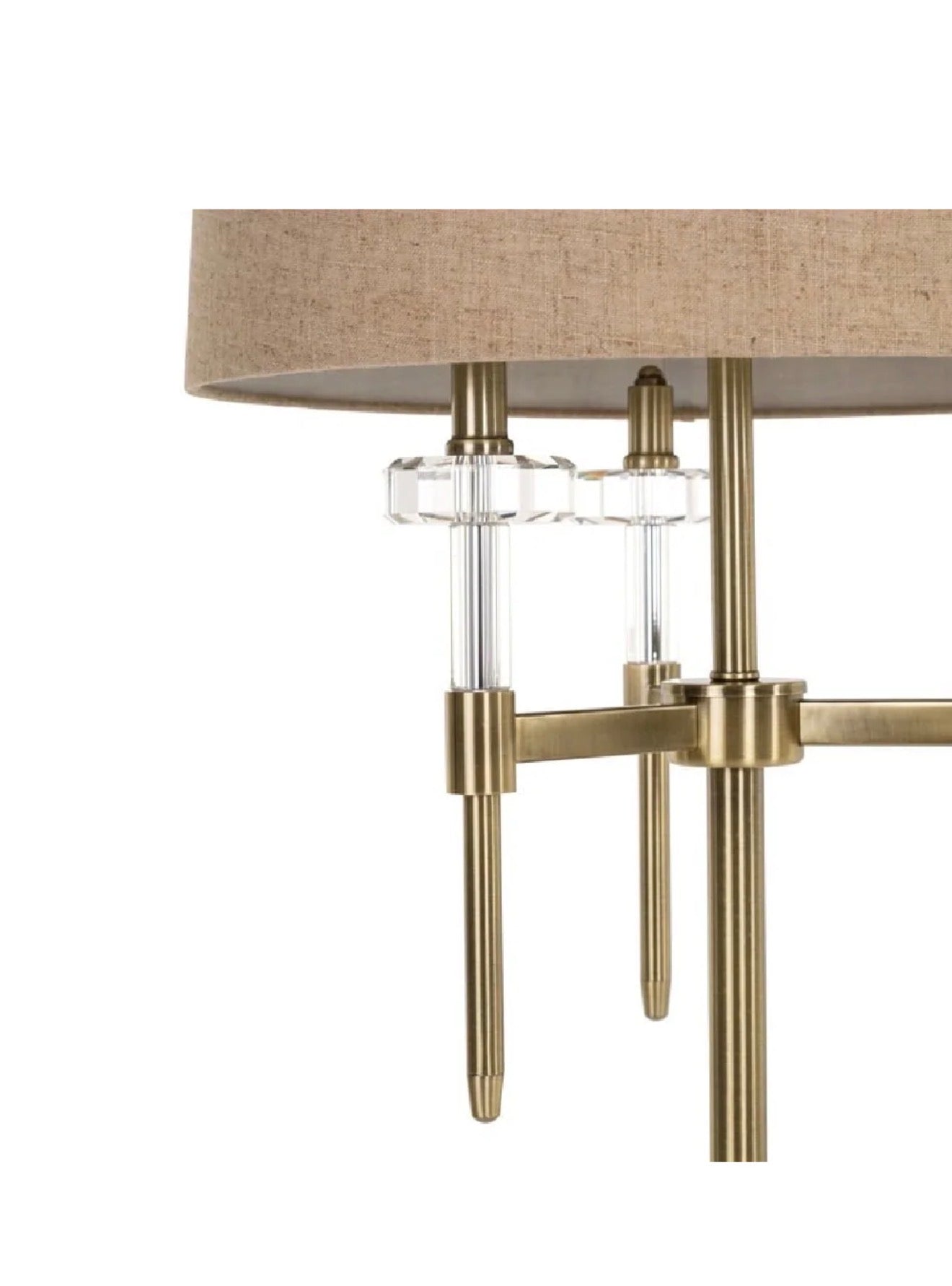 Casa Milano Josie Brushed Gold Floor Lamp