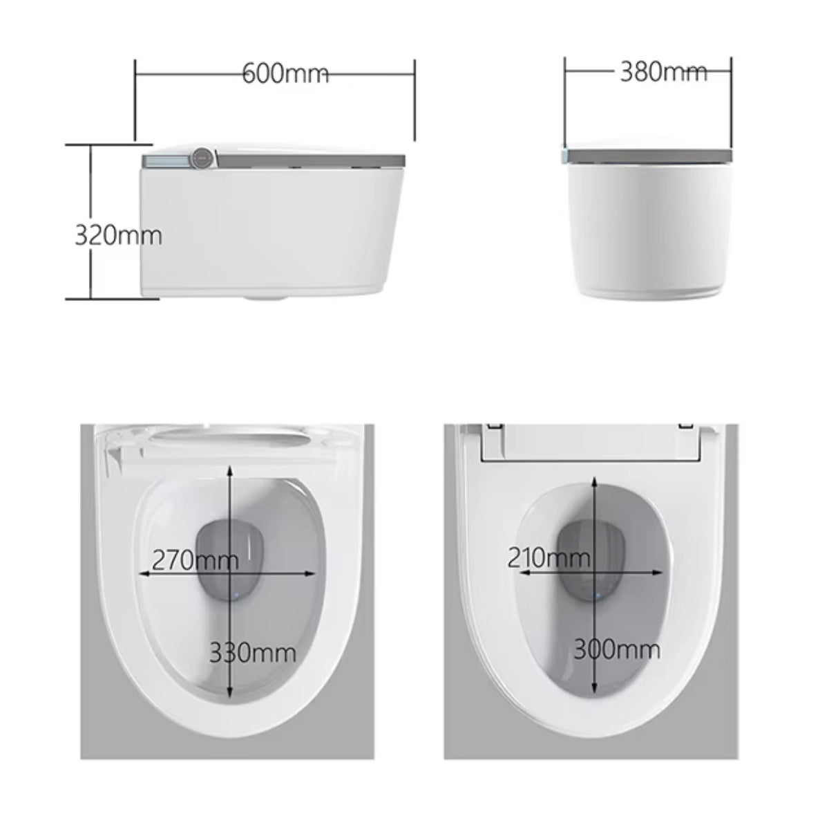 VALENCIA WALL-HUNG INTELLIGENT SMART TOILET