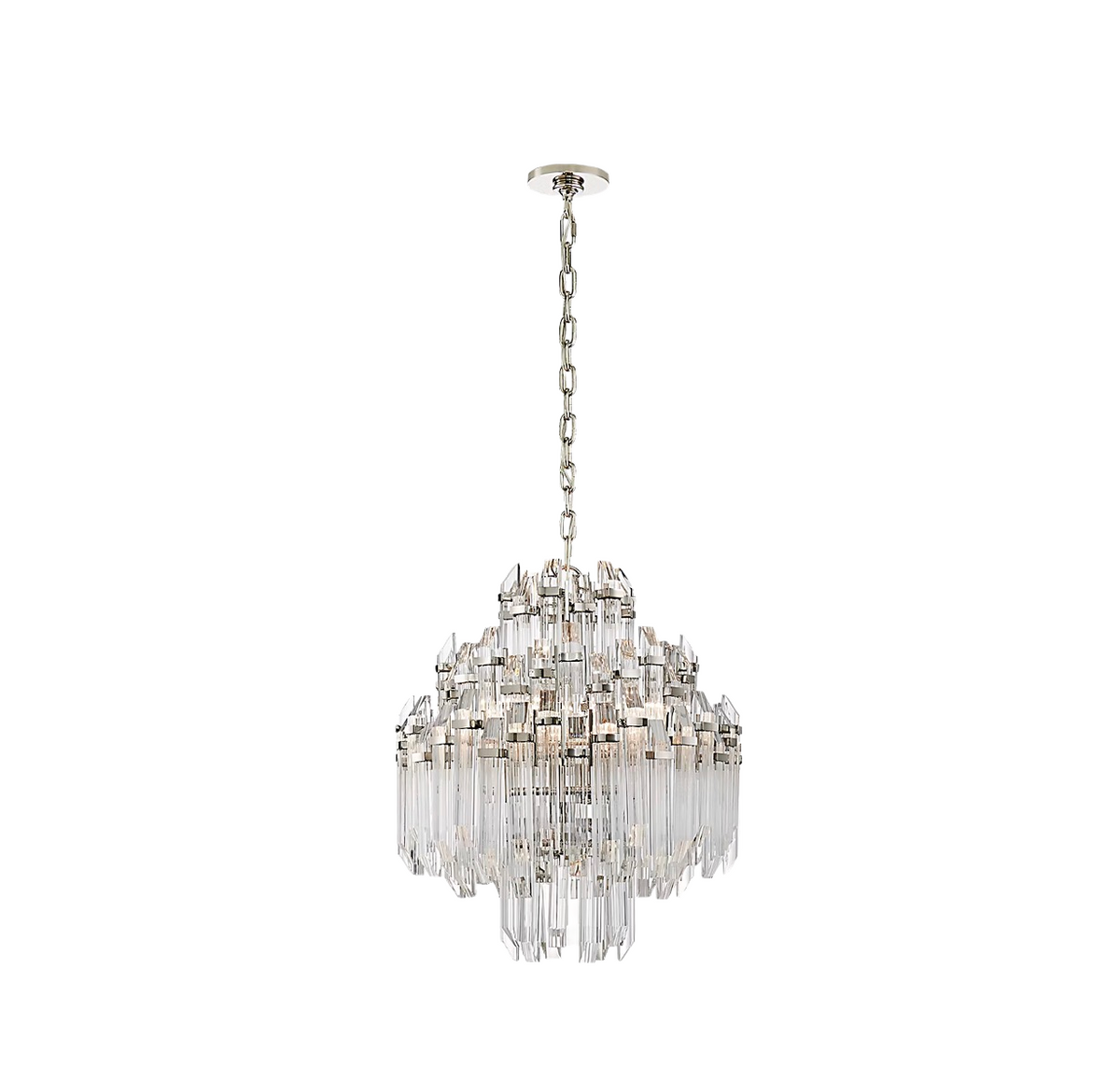 Adele Four-Tier Acrylic Waterfall Chandelier