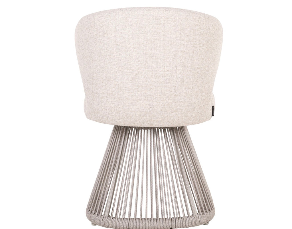 Nuba Luxury Woven Rope Outdoor Dining Chair