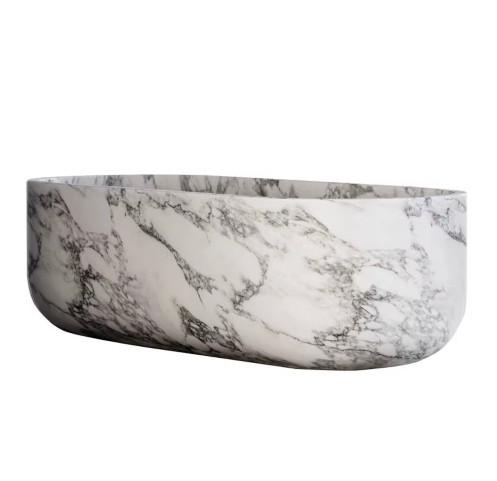 Carrara Luxe Marble Bathtub
