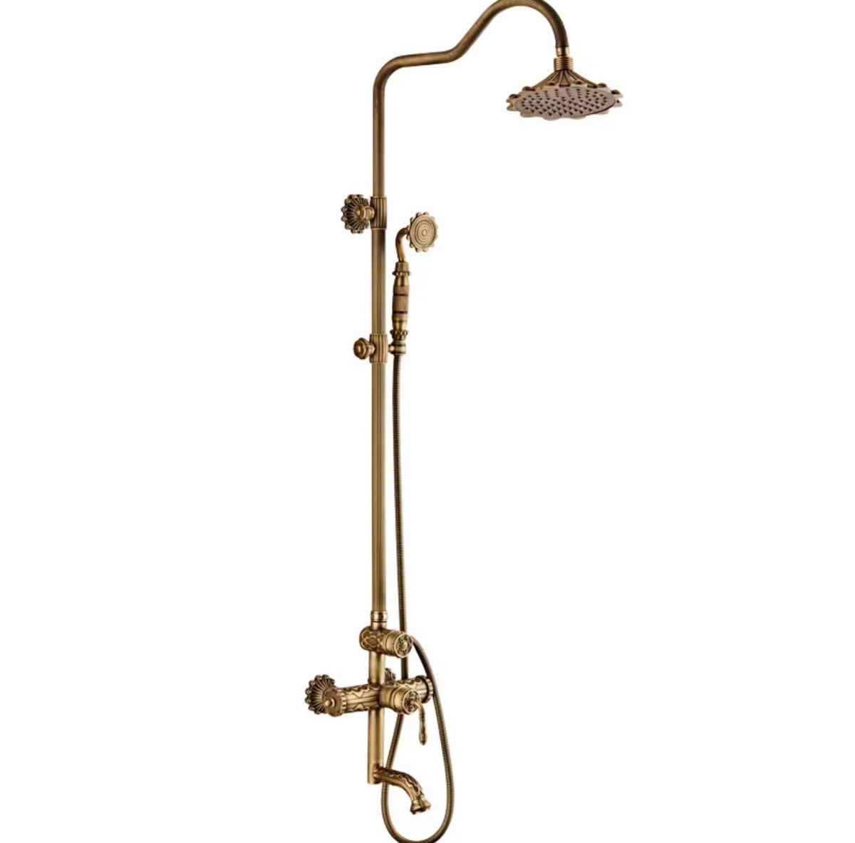 Benedetta Vintage Brass Shower System
