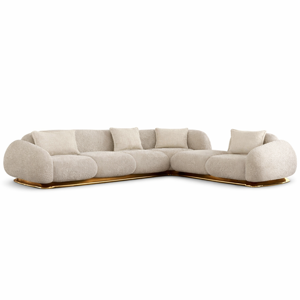 Casa Milano – Verona Sculptural L-Shaped Sofa