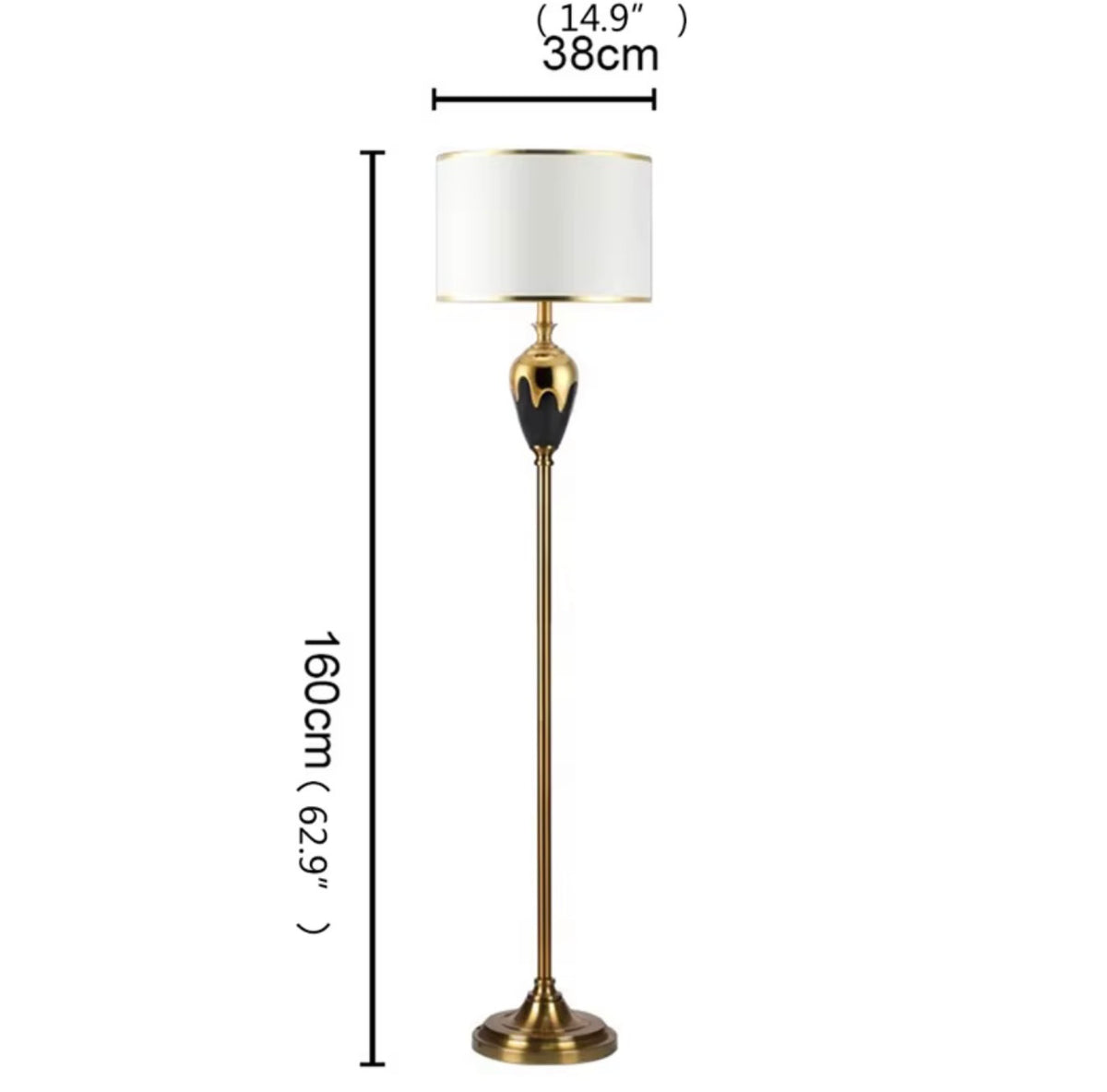 VALENTINO CERAMIC FLOOR LAMP