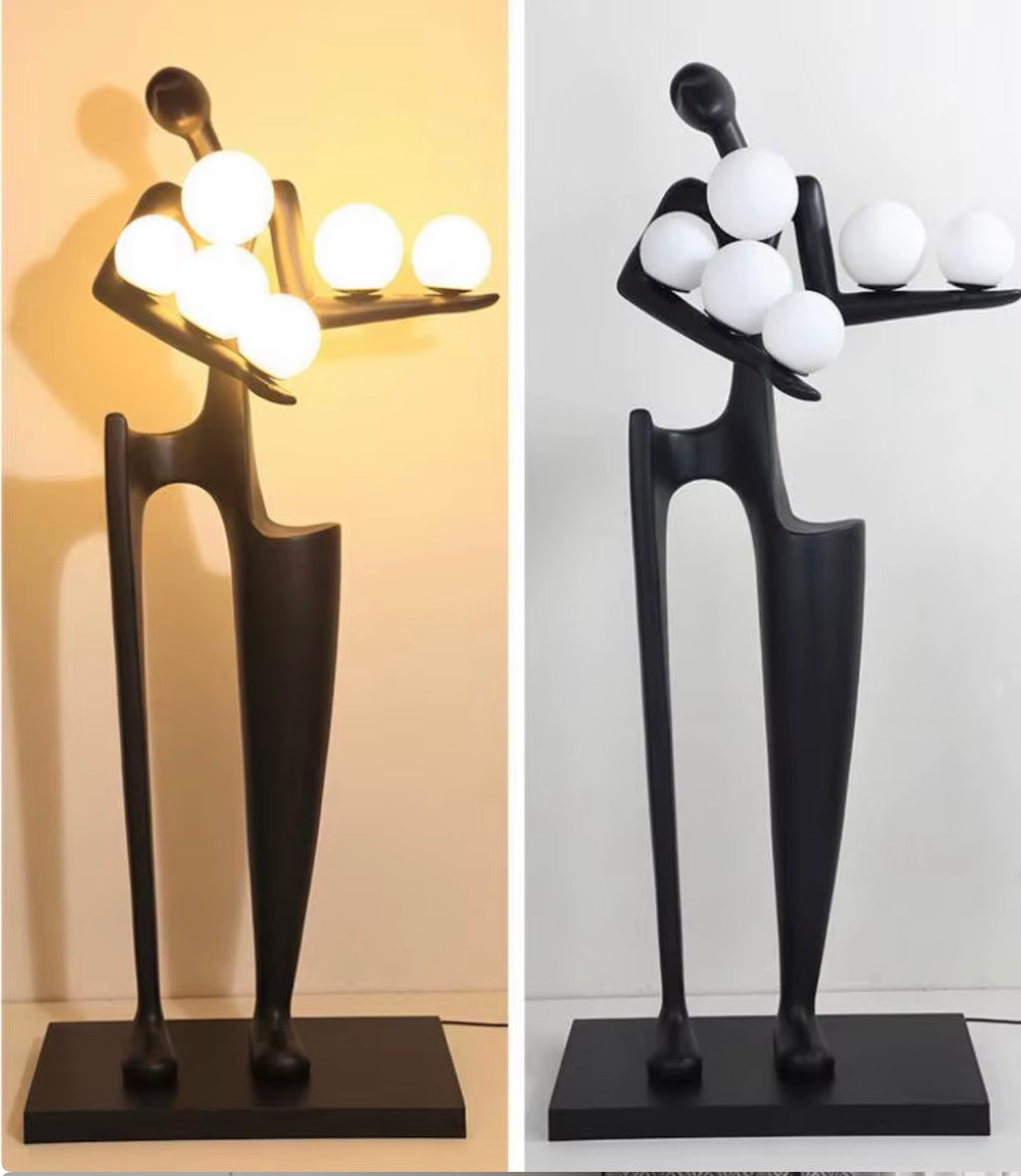 Valente 6-Light Sculptural Floor Lamp