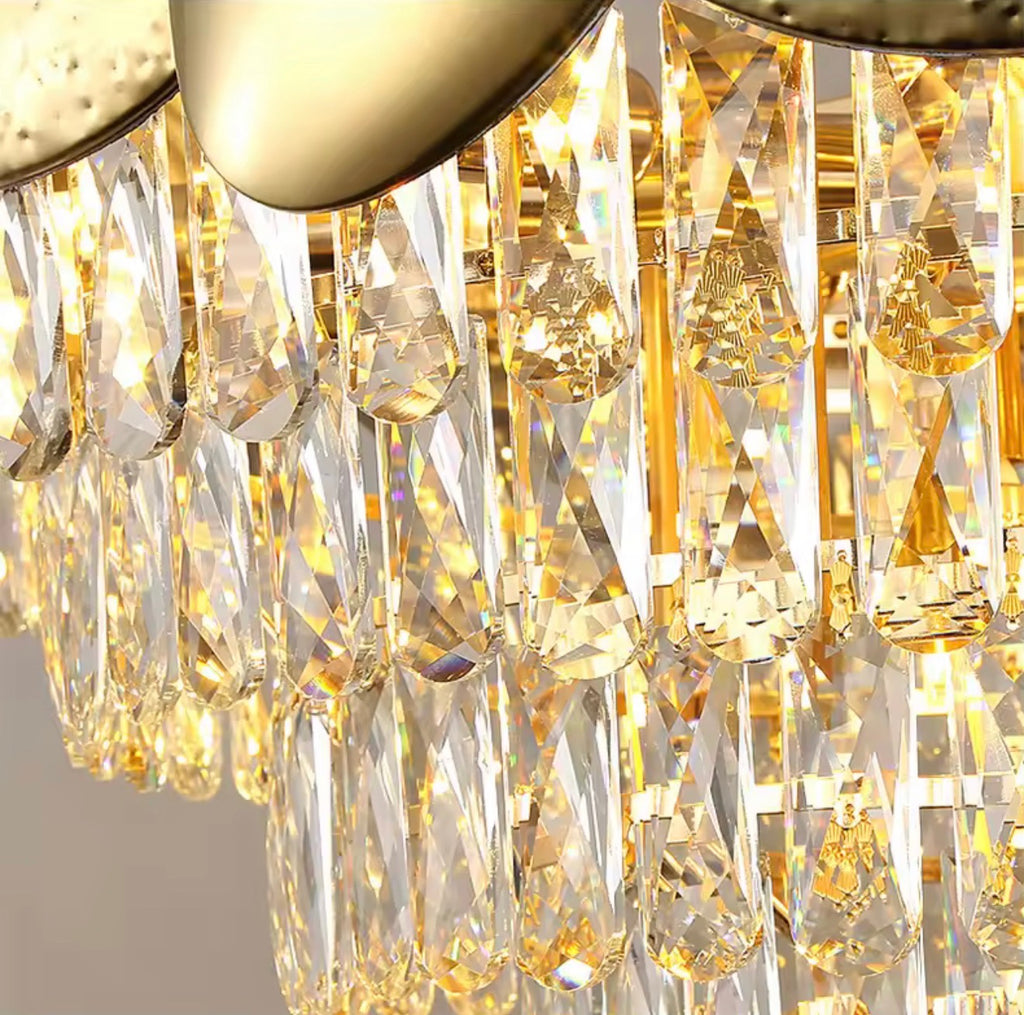 Crystal Cascade Chandelier