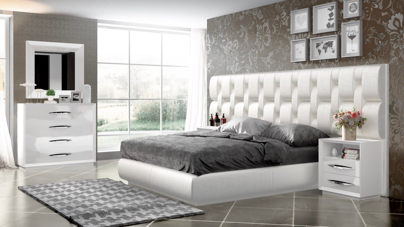 Casa Milano – Emporio White Storage Bed (King / Queen)