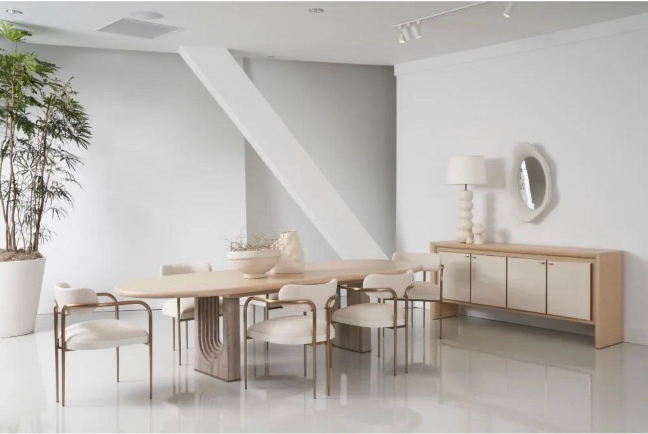 Casa Milano – Oval Oak Extendable Dining Table