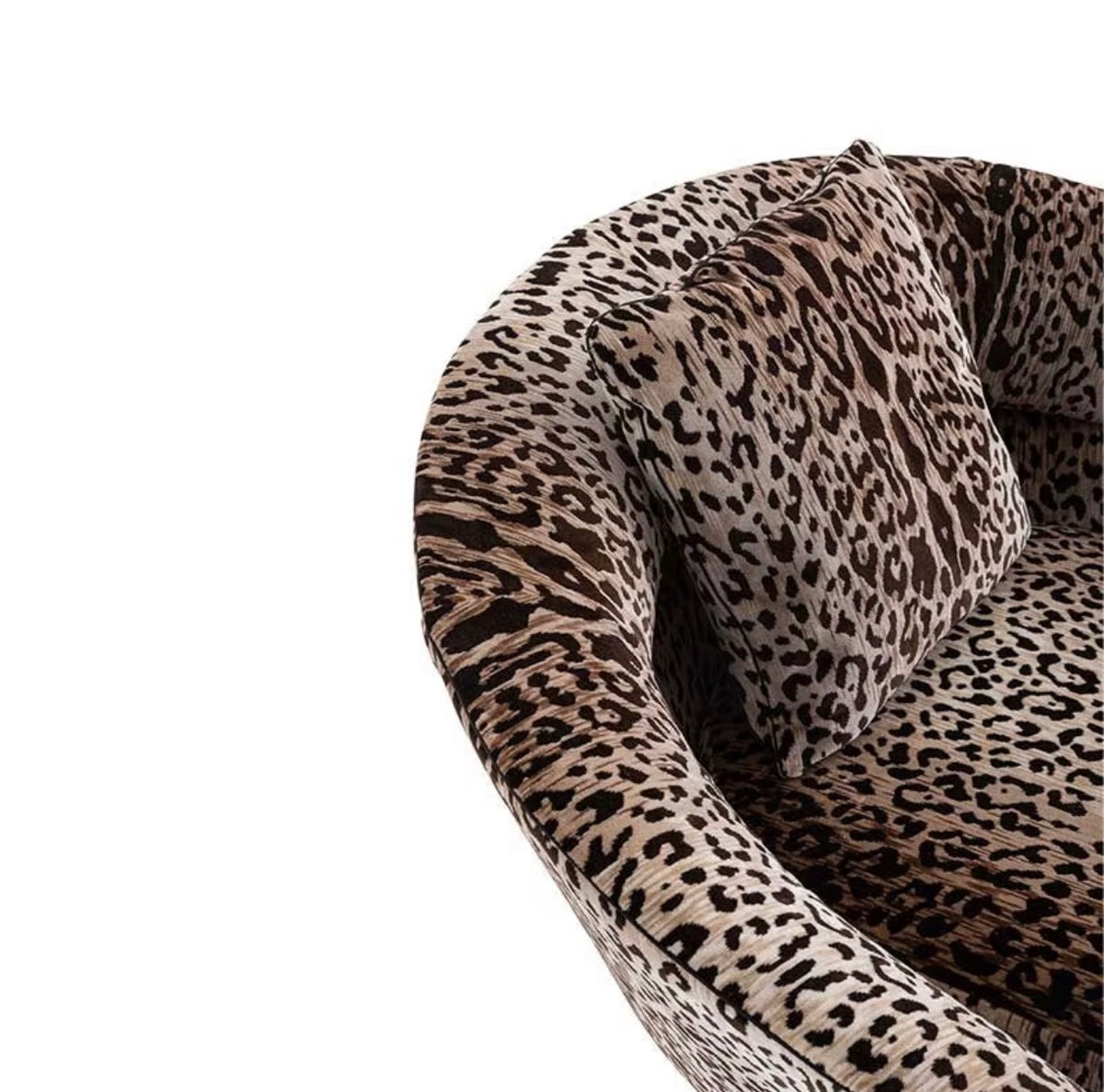 Ninfea Leopard Swivel Chair