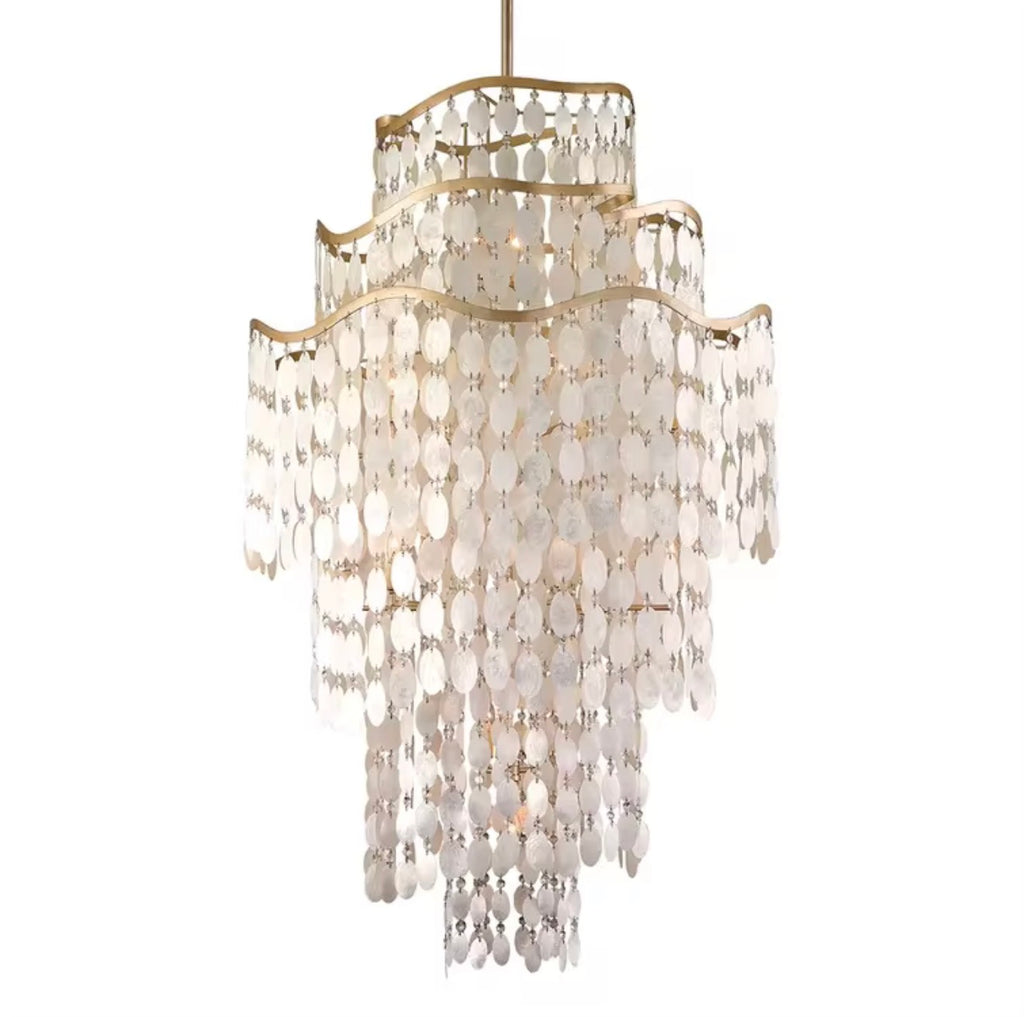 Maristella Capiz Seashell Chandelier
