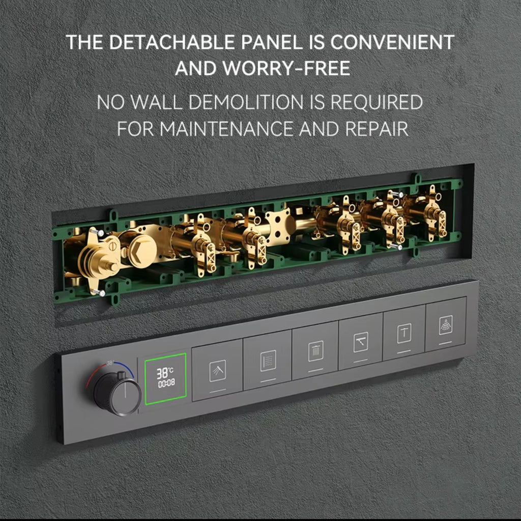 Valentina Thermostatic Luxury Rain Shower System