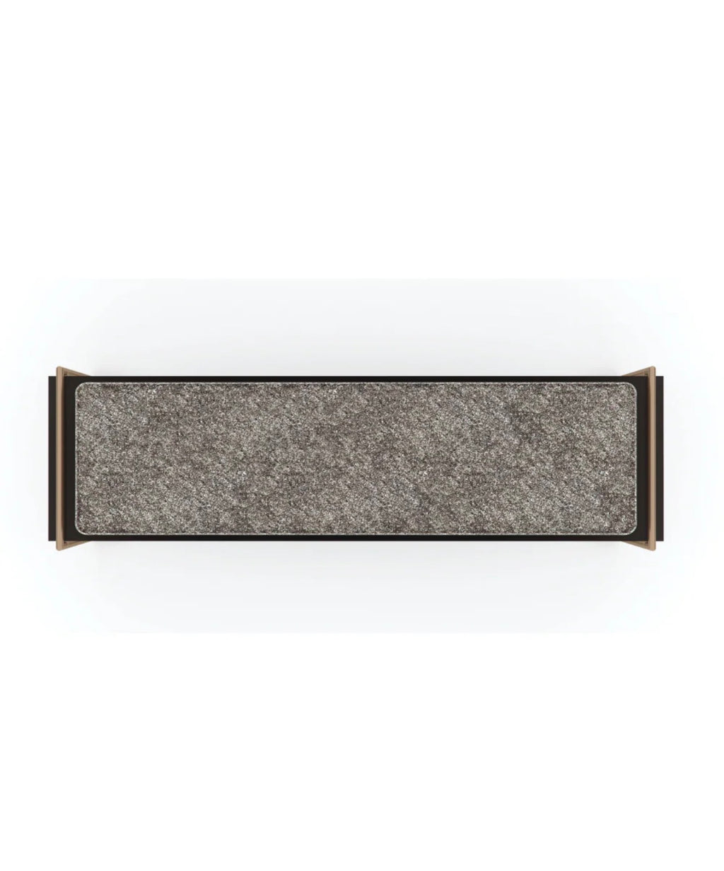 Casa Milano – Gray Velvet Slim Line Luxury Bench