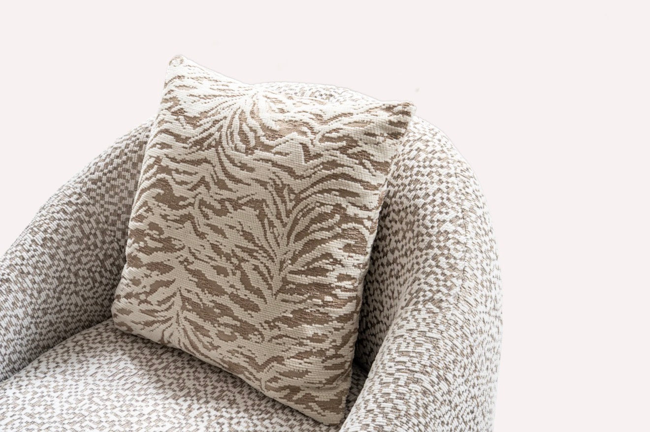 Casa Milano - Lora Luxury Living Room Set – Textured Fabric Design