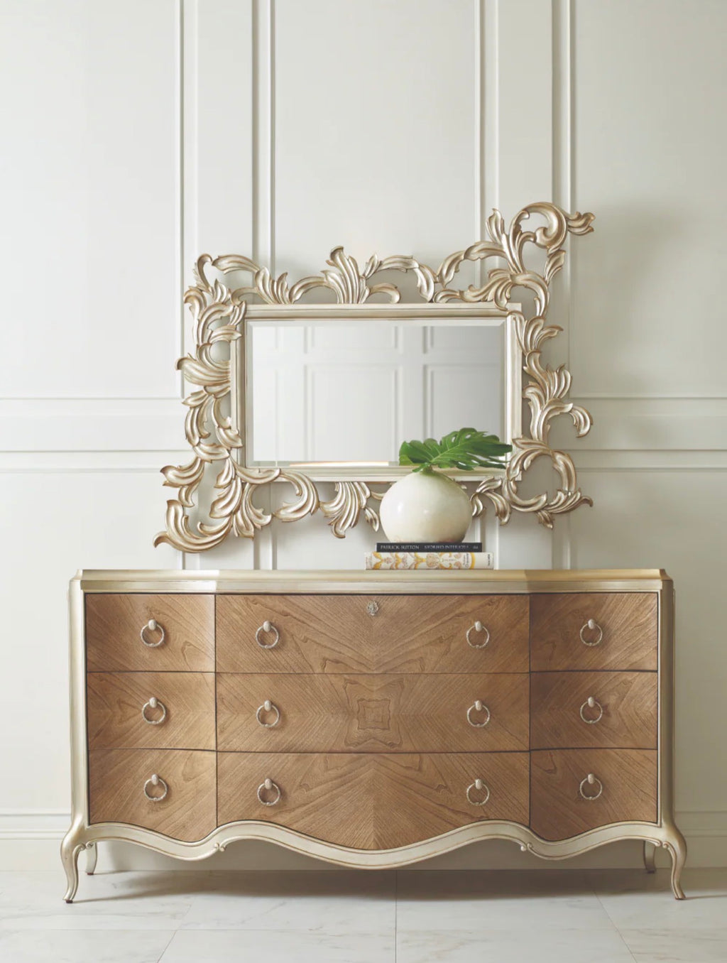 Casa Milano Caracole Triple Mid-Century Luxury Dresser