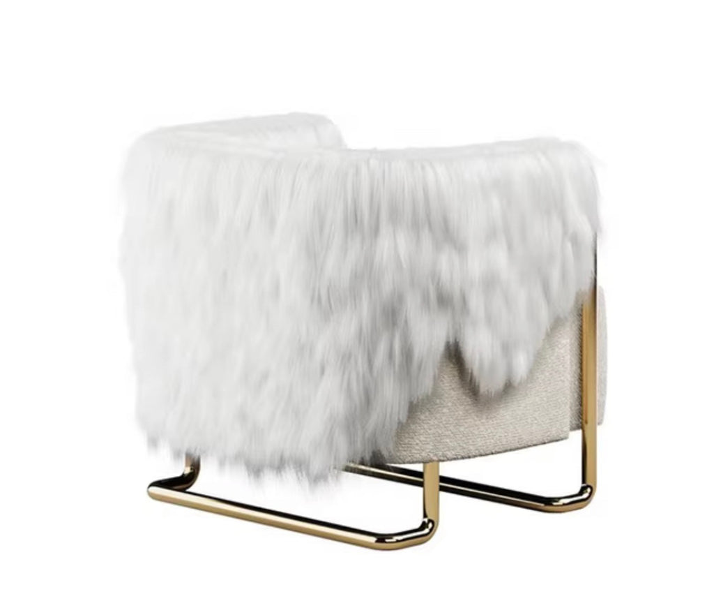 Casa Milano – Élysée Fur Accent Chair