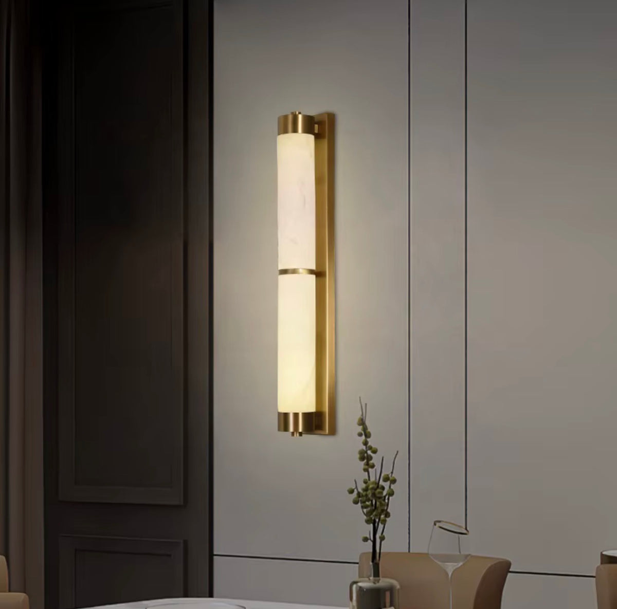 Marcellin Alabaster Wall Sconce