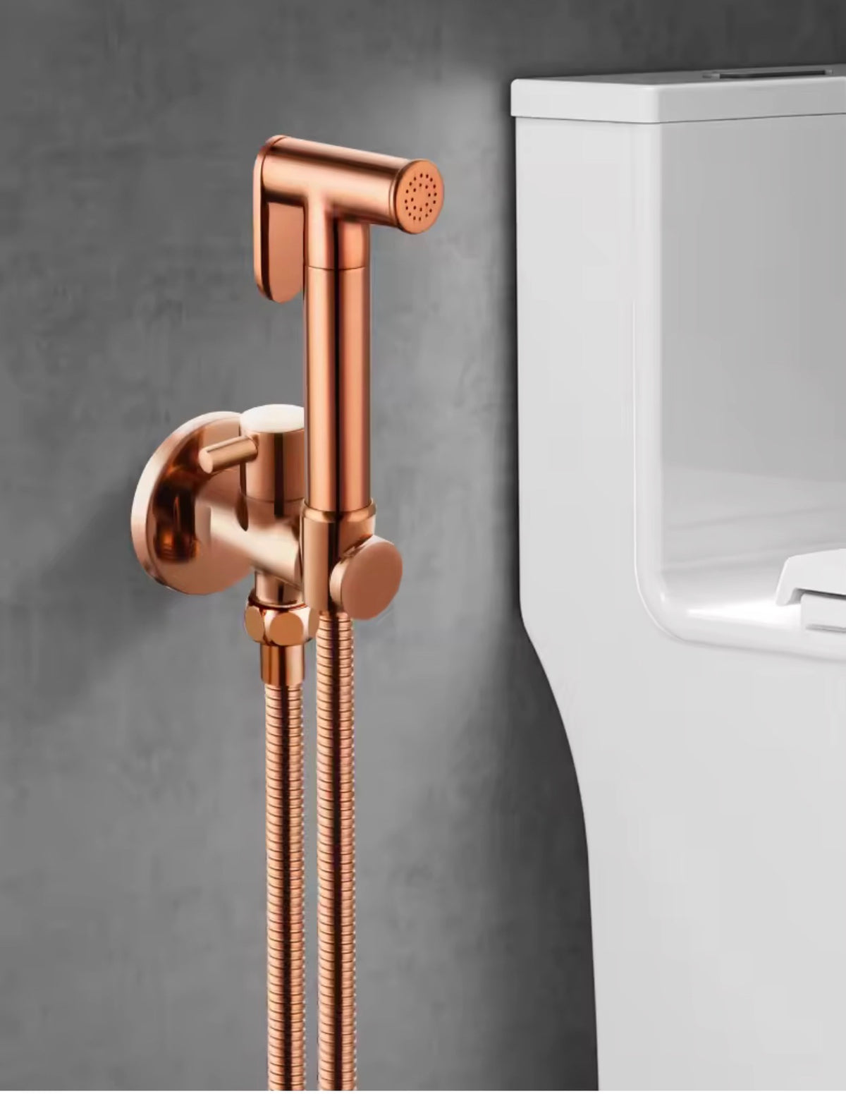 Serafina Rose Gold Brass Wall-Mounted Bidet Sprayer