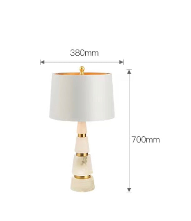 Eliana Sculptural Marble Table Lamp