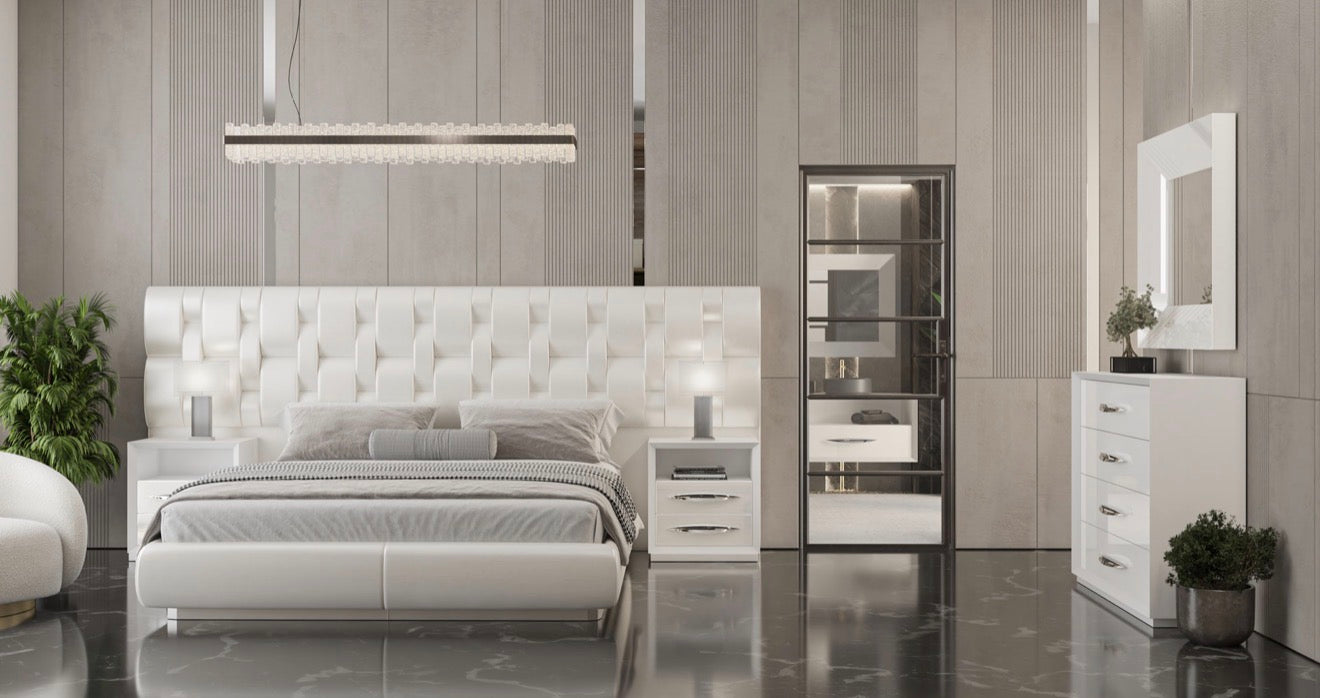 Casa Milano – Emporio White Storage Bed (King / Queen)