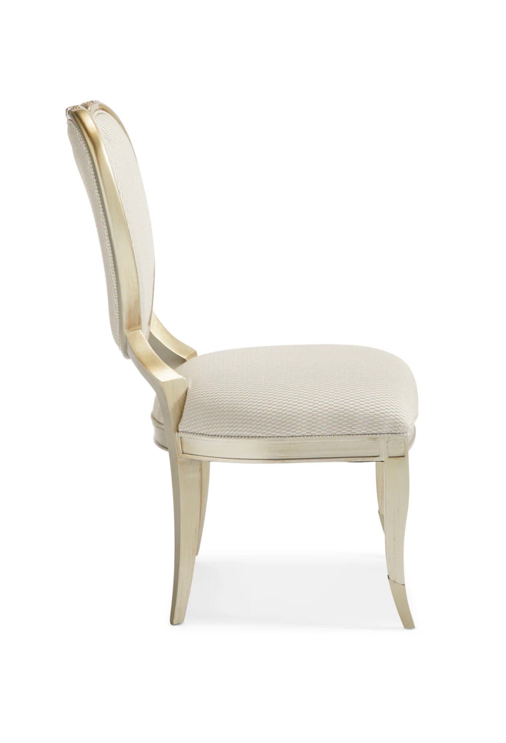 Casa Milano – Fontainebleau Gold-Framed Dining Side Chairs (Set of 2)